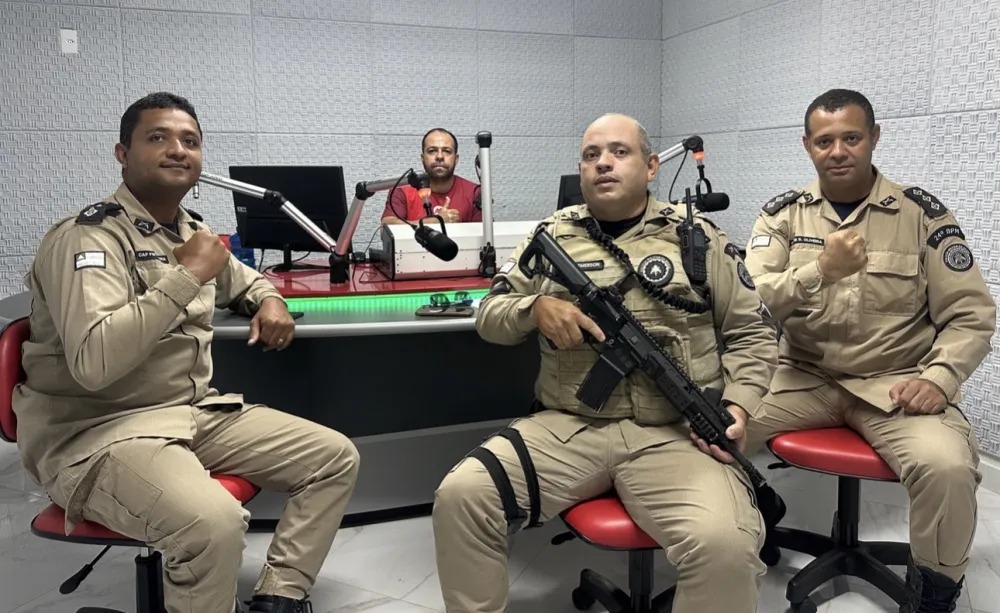 24º BPM e Rádio Câmara 103.3 lançam programa ‘PM e Comunidade em Sintonia’ em Brumado
