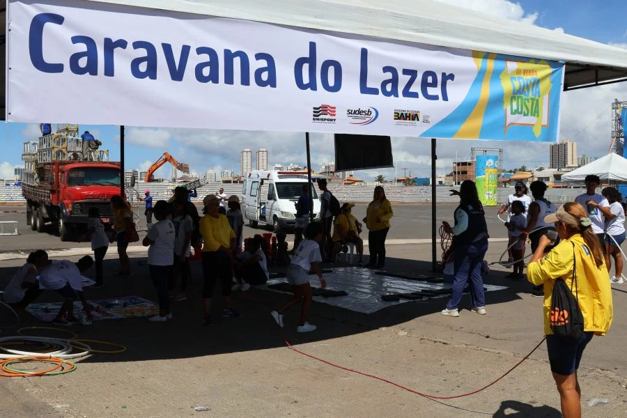 Caravana do Lazer desembarca no sudoeste baiano neste final de semana com capacitação e diversão para a população