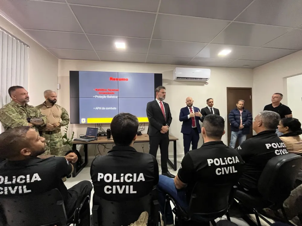 Servidores da Polícia Civil da região Sudoeste participam de capacitação promovida pelo Projeto Acadepol Presente