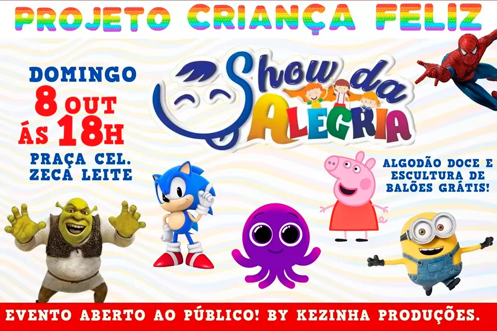 Projeto Criança Feliz 2023: Celebrando o Dia das Crianças em Brumado com muita alegria e diversão