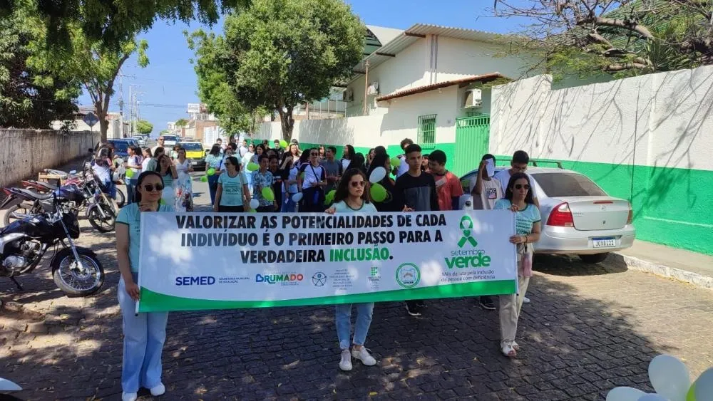 Setembro Verde mobiliza Brumado em defesa da inclusão da pessoa com deficiência