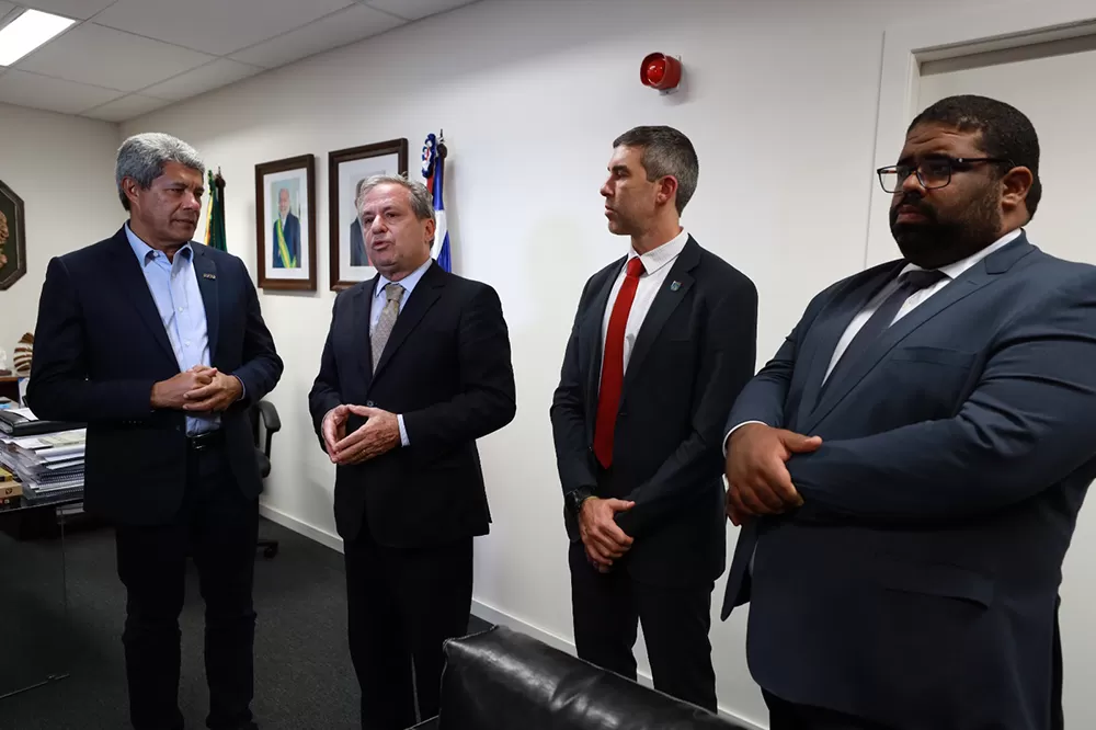 Governador e secretário nacional de segurança discutem ampliação das ações integradas na Bahia