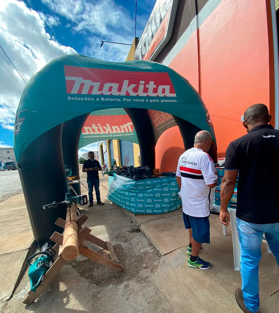 Grande Evento de Demonstração de Produtos Makita Acontece Hoje em Brumado na Takki Ferramentas