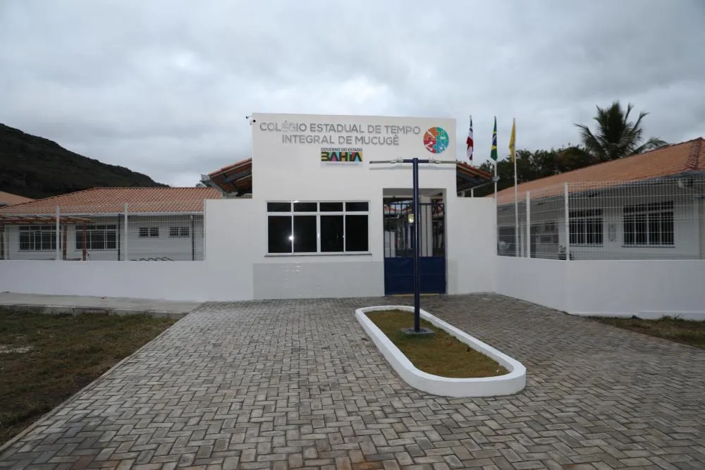 Novo Colégio Estadual de Tempo Integral de Mucugê recebe investimento de R$ 10,4 mi