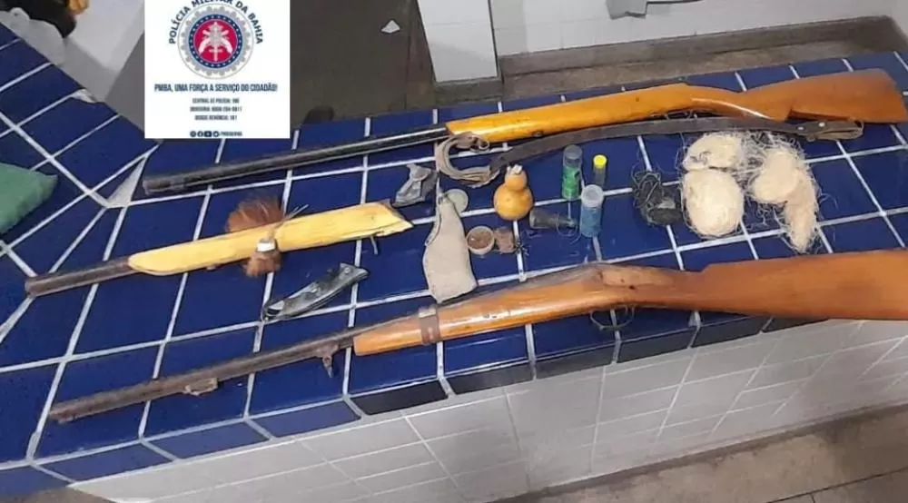 Ibicoara: Polícia Militar prende indivíduo após denúncia de disparo de arma de fogo
