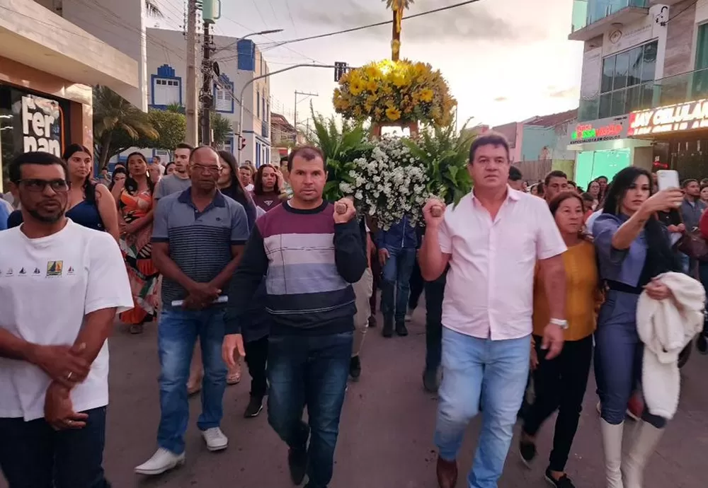 Deputado Marquinho Viana (PV) participa das festividades em honra ao Senhor Bom Jesus em Barra da Estiva