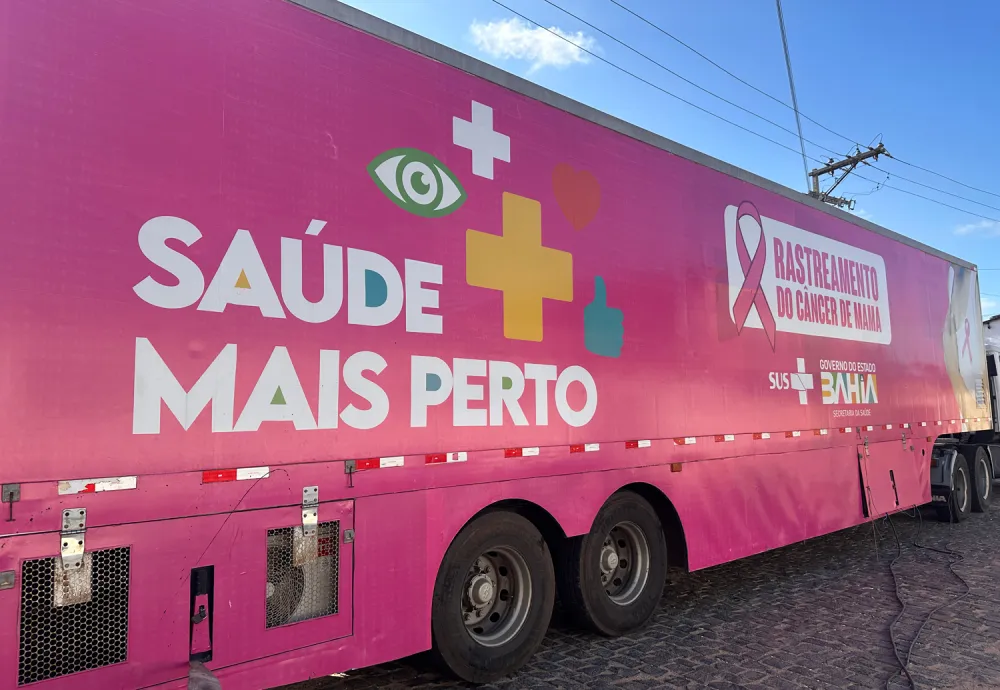 Barra da Estiva recebe Carreta de Rastreamento do Câncer de Mama entre 22 de abril e 05 de maio