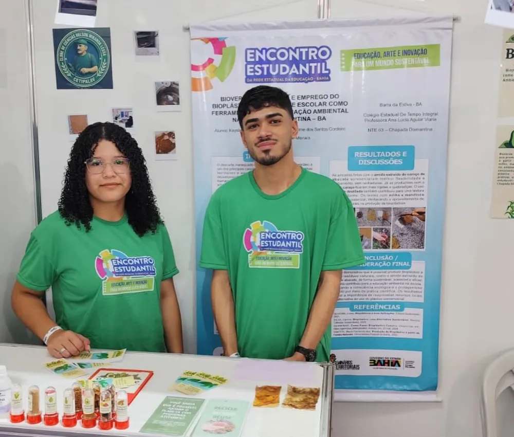 Estudantes de Barra da Estiva criam bioplásticos à base de abacate, milho e mandioca