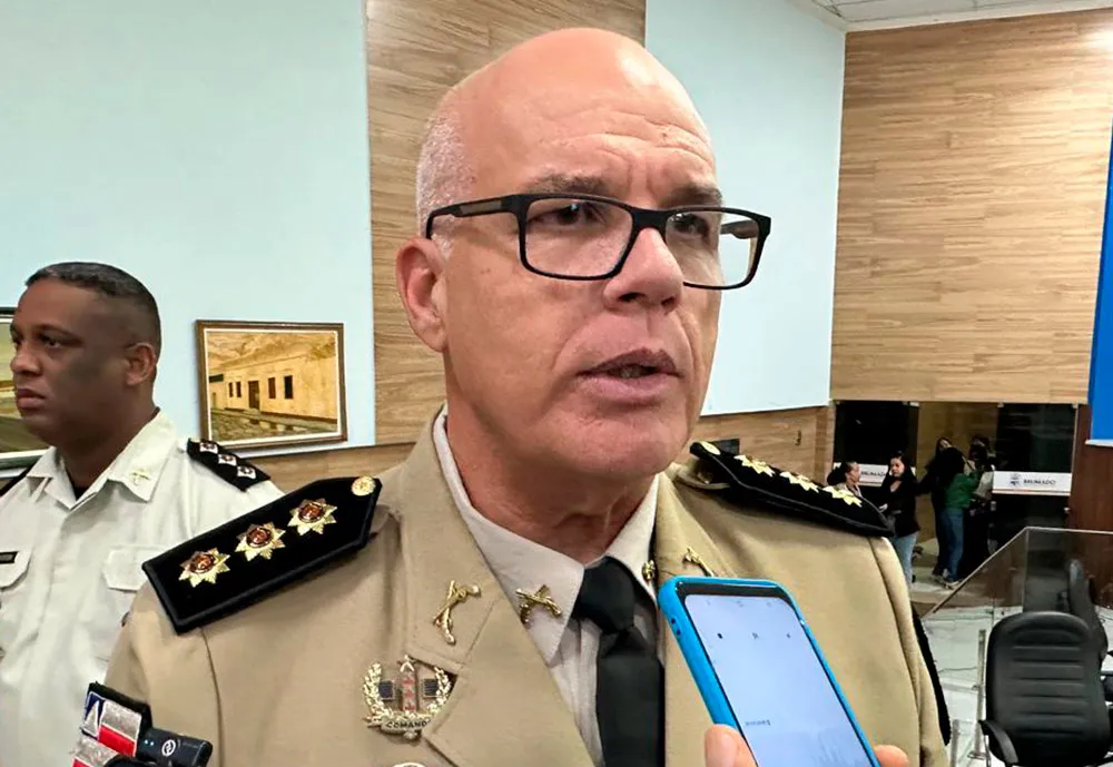 Coronel Paulo Guimarães destaca mudança no comando do 24º BPM em Brumado