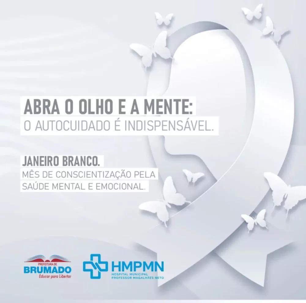 Campanha Janeiro Branco alerta para saúde mental e emocional