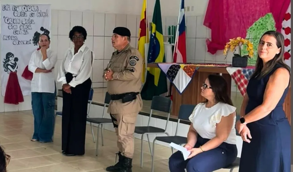 24º BPM e Secretaria de Educação fortalecem parceria com famílias para prevenir violência em escola de Brumado