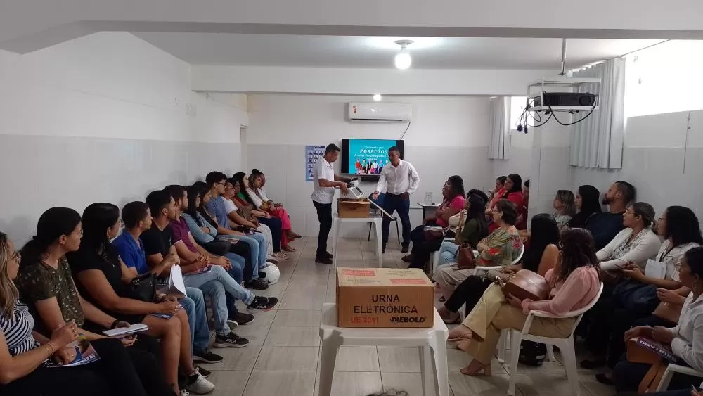 Brumado: Realizada capacitação dos mesários que irão trabalhar nas eleições para o Conselho Tutelar
