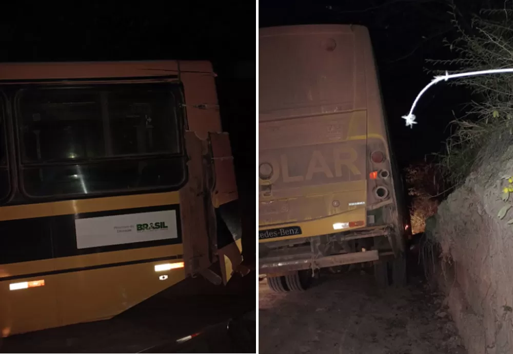 Aracatu: Moradores denunciam condições precárias de ônibus escolar na comunidade do Adobo 