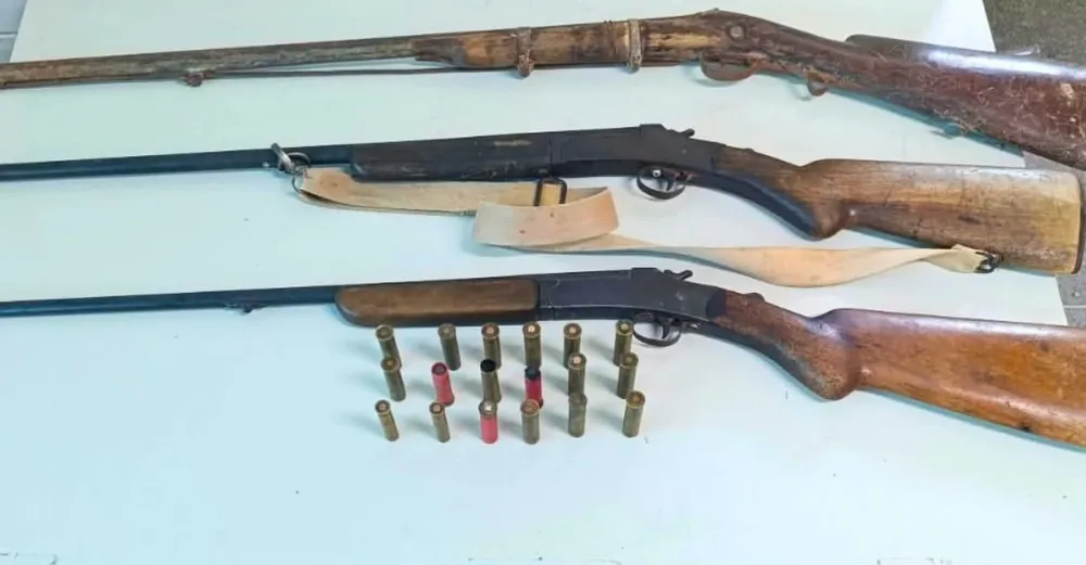 RONDESP Meio Oeste apreende três armas durante ação contra caça predatória em Pindaí