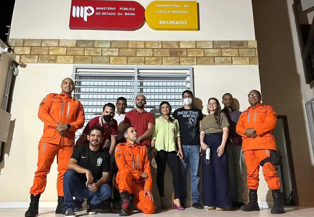 Integrantes da Promotoria de Brumado participam de treinamento de brigada de incêndio e emergência