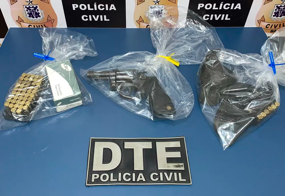 Dezenas de munições são apreendidas pela DTE de Conquista