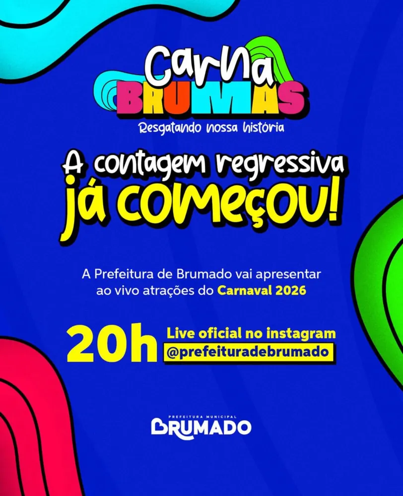 Carna Brumas 2026: Prefeitura de Brumado anunciará atrações nesta quinta