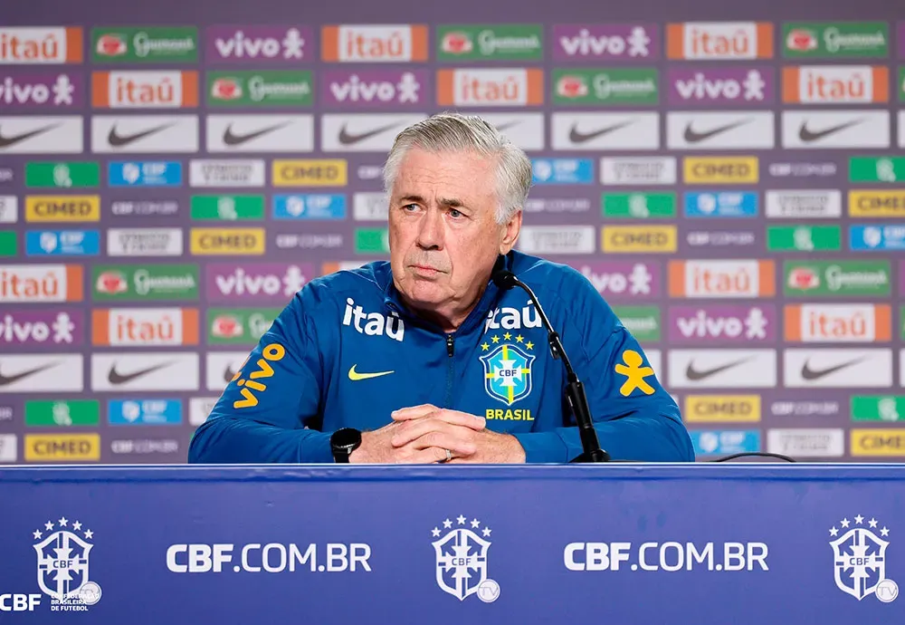 Copa 2026: Ancelotti admite dúvida e trata escolha sobre Neymar como decisão complexa