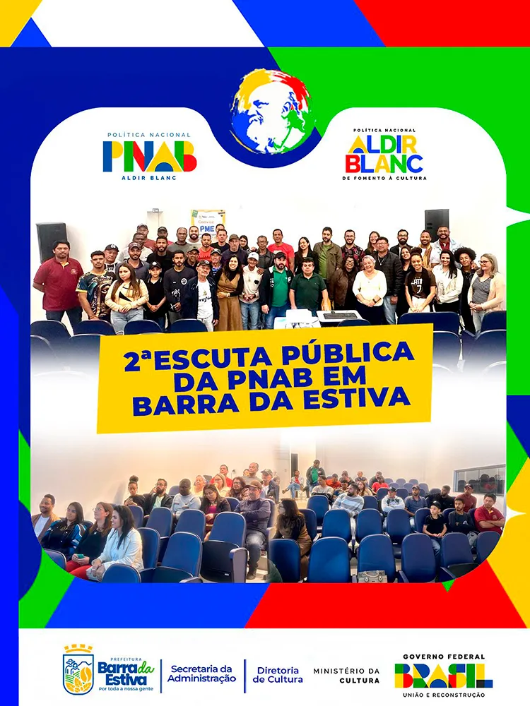 Barra da Estiva realiza audiência pública para implementação da Política Nacional Aldir Blanc de Fomento à Cultura