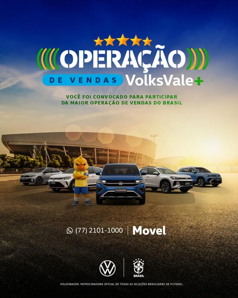 Movel Veículos oferece condições especiais na Operação de Vendas Volkswagen