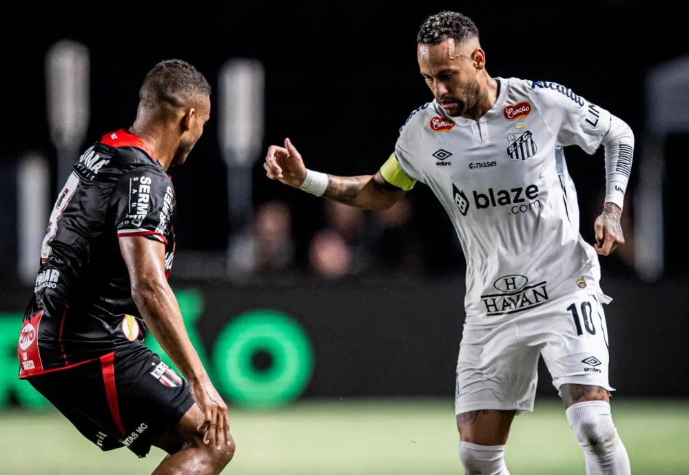 Neymar reestreia, mas Santos empata com o Botafogo-SP