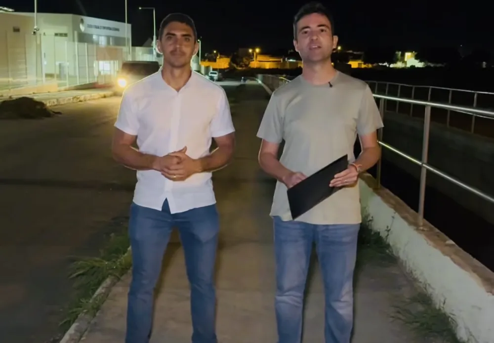 Prefeito de Brumado, Fabrício Abrantes, anuncia novo sistema de iluminação na Avenida Duarte Muniz