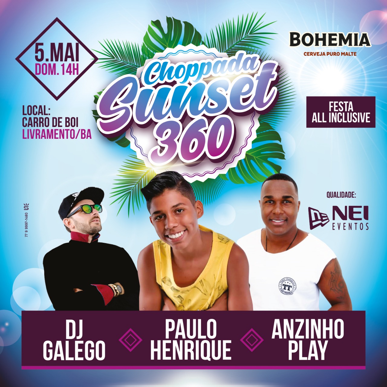 Livramento: Vem aí Choppada Sunset 360; Mais uma com a qualidade Ney Eventos