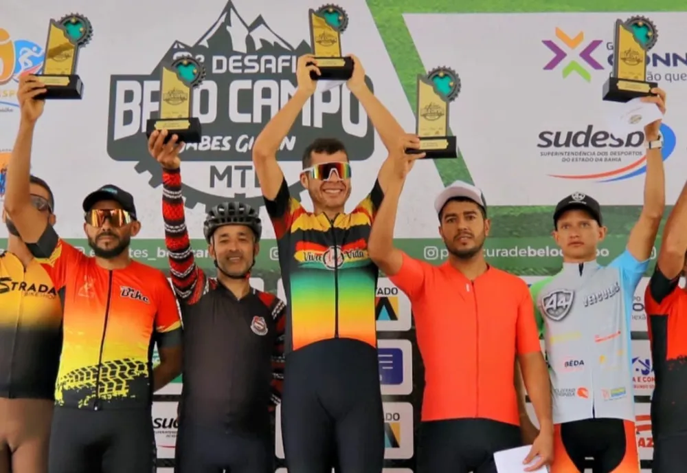 Ciclista brumadense Fernando Santana conquista 5º lugar no Desafio Belo Campo de MTB