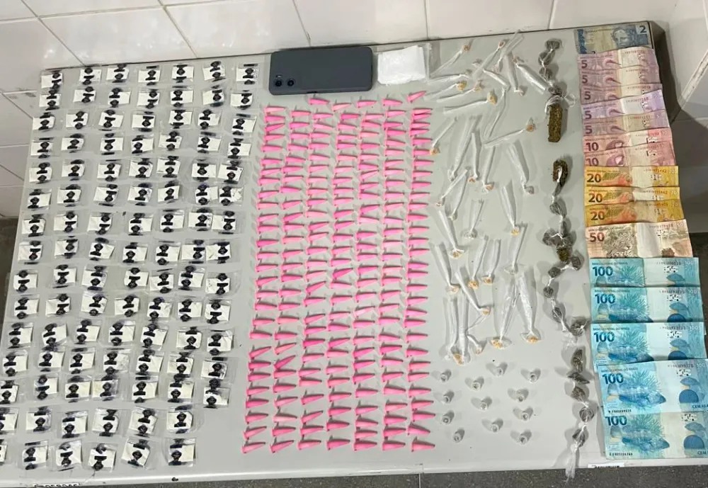 RONDESP apreende grande quantidade de drogas e prende dupla suspeita de tráfico em Iuiú