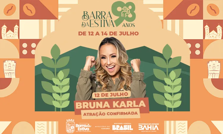 Bruna Karla abre comemorações dos 98 anos de Barra da Estiva com noite de louvor