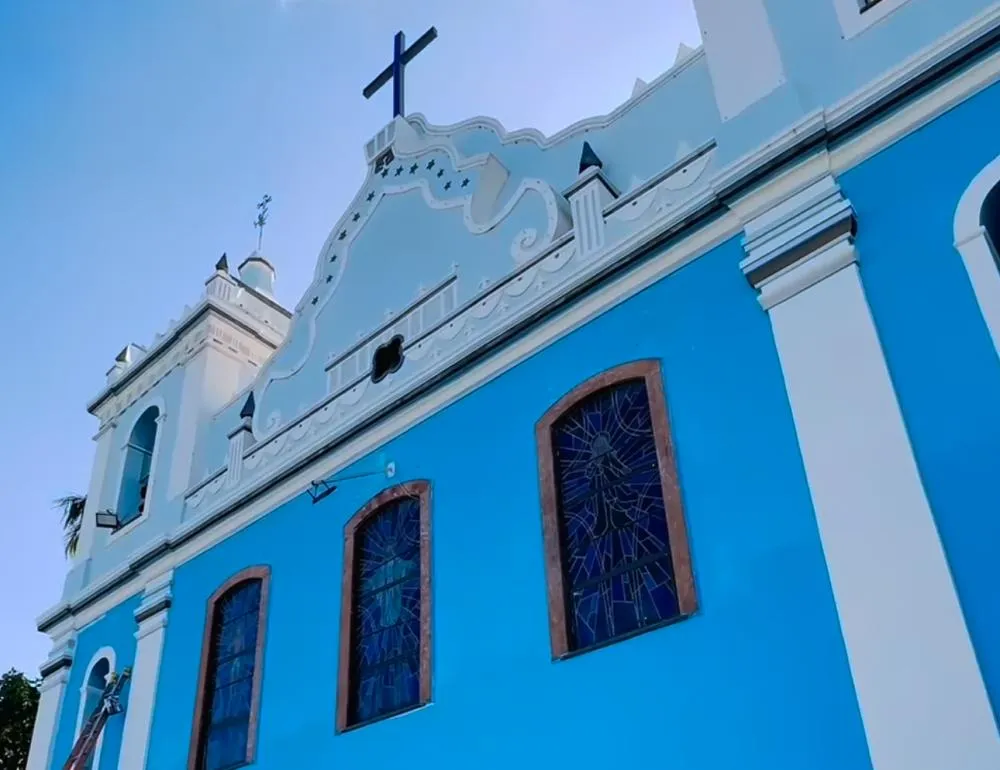 Reforma da Igreja Matriz do Bom Jesus, em Brumado, segue em andamento