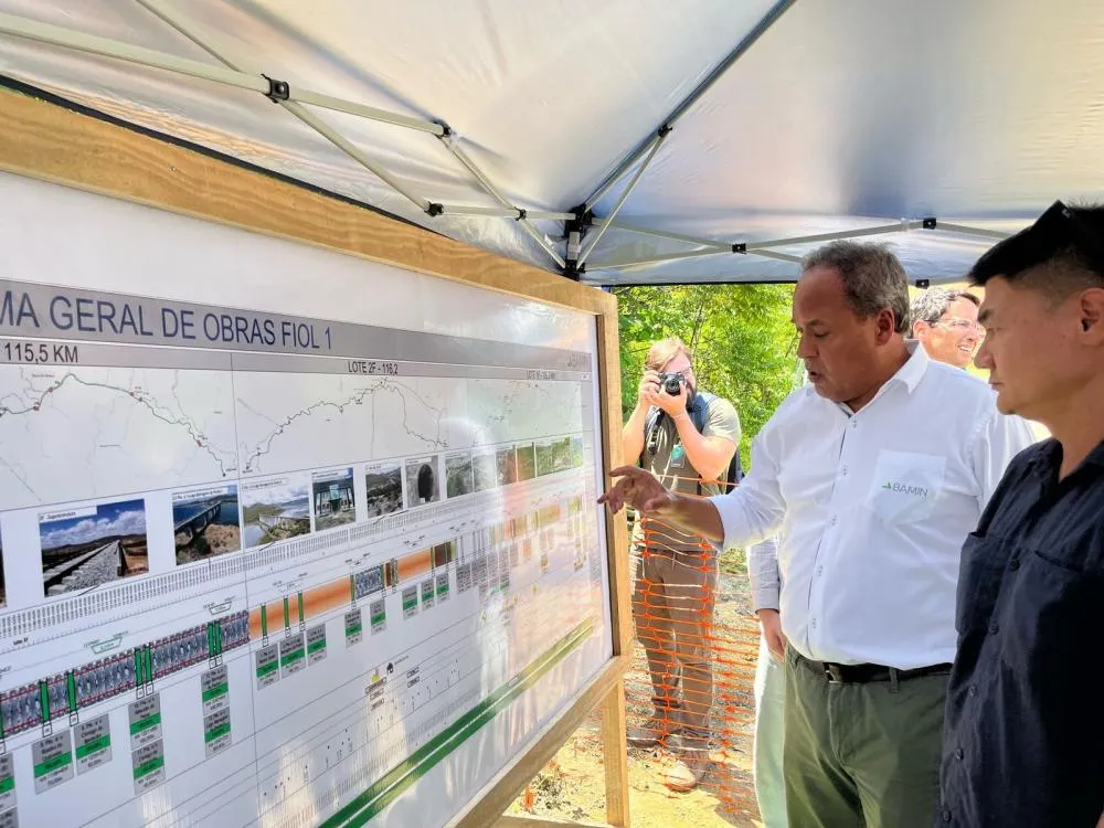 Ministério dos Transportes, Casa Civil, Governo da Bahia e delegação chinesa visitam Porto Sul e Fiol e discutem implantação do Corredor Bioceânico Brasil-Peru
