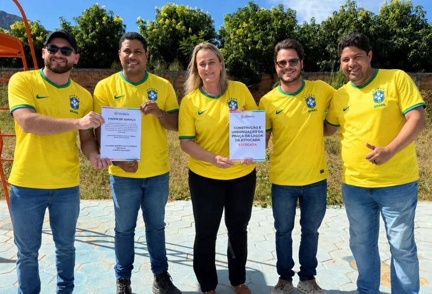 Prefeita Joanina Sampaio autoriza construção da Praça da Lagoa no bairro Estocada