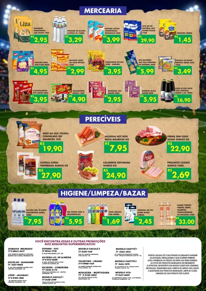 Confira o Arraiá de Ofertas do Disbahia Supermercado