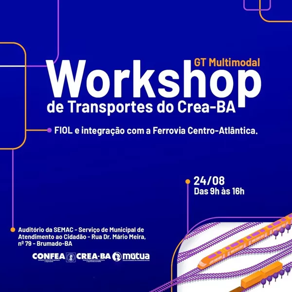 GT Multimodal de Transporte do Crea-BA promove workshop em Brumado