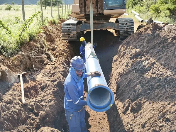 Tanhaçu avança com obra de R$ 22 milhões que levará água da Barragem de Cristalândia para reforçar abastecimento