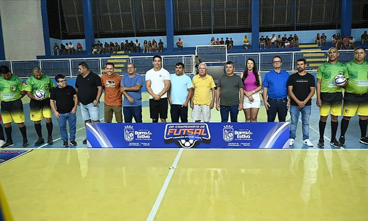 Barra da Estiva dá início ao 20º Campeonato de Futsal