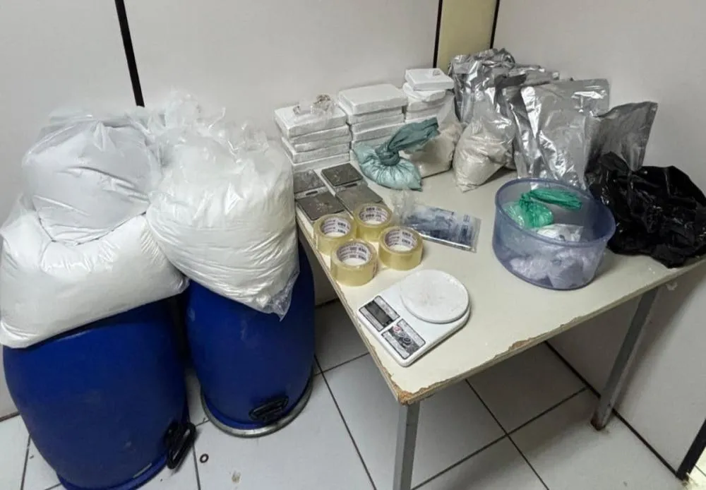 Mais de 100kg de drogas são apreendidos pela PM em Feira de Santana