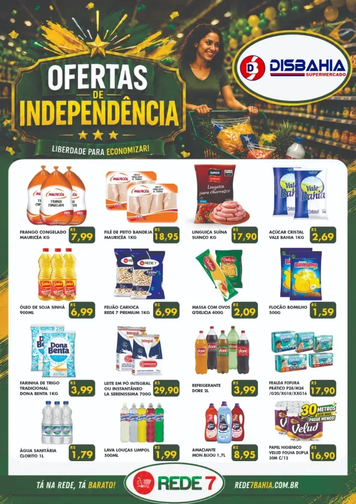 Ofertas da Independência do Disbahia Supermercado