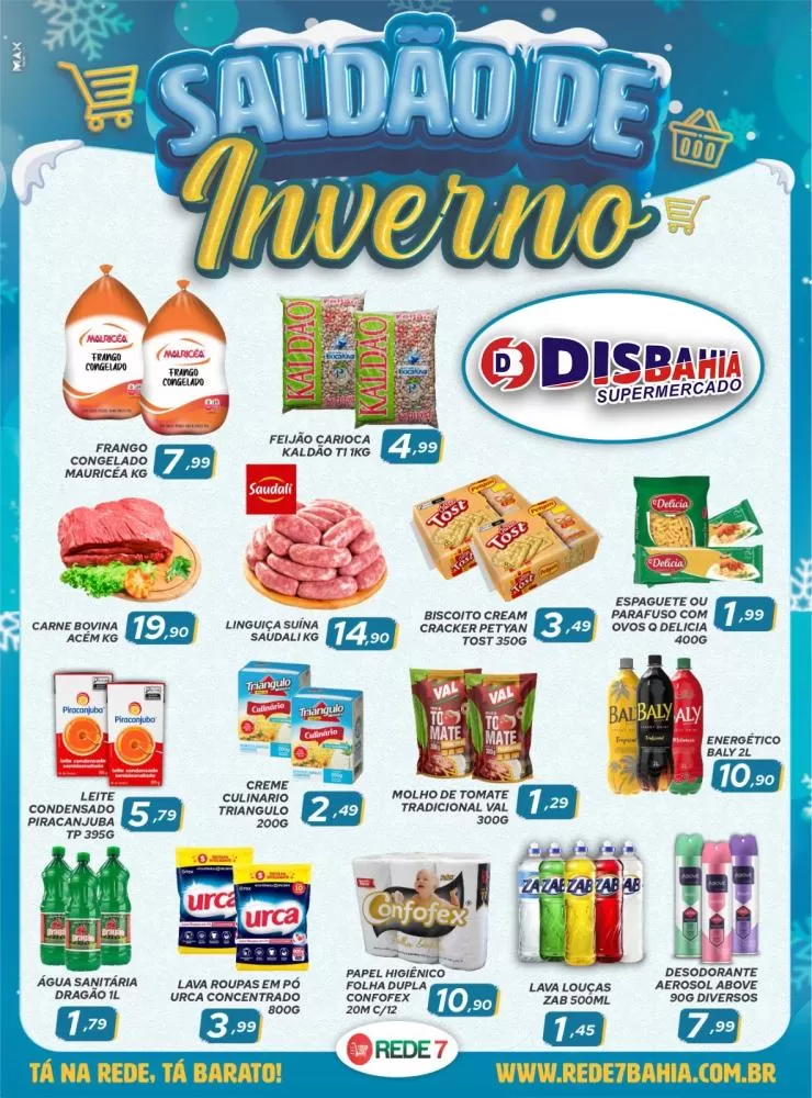 Saldão de Inverno do Disbahia Supermercado 