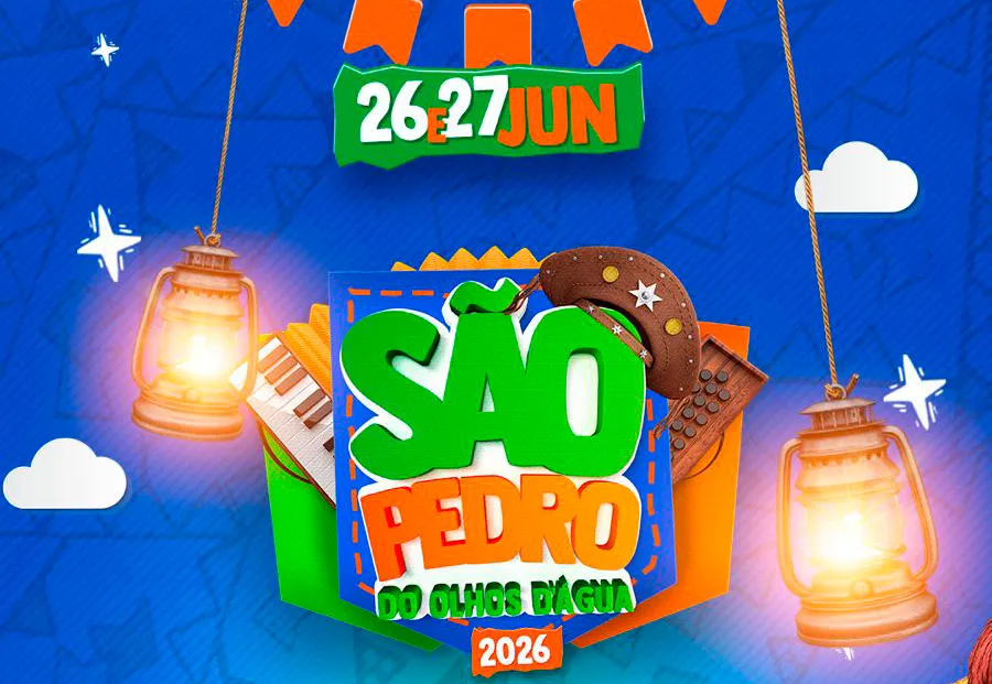 Brumado: Confira a programação completa do São Pedro dos Olhos D’Água 2026