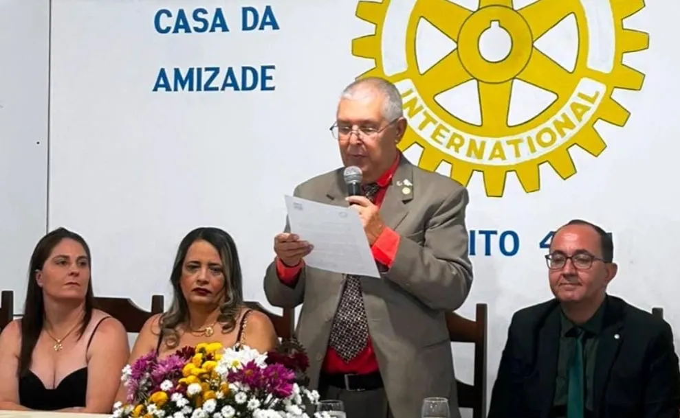 Rotary Club de Brumado empossa Leojanio Correia e Rita Correia para a gestão 2026-2027