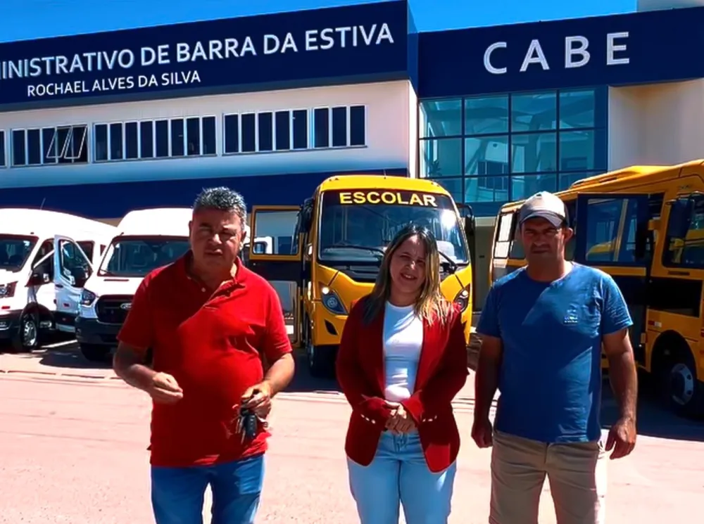 Barra da Estiva investe mais de R$ 2 milhões na compra de novos ônibus e vans para transporte escolar