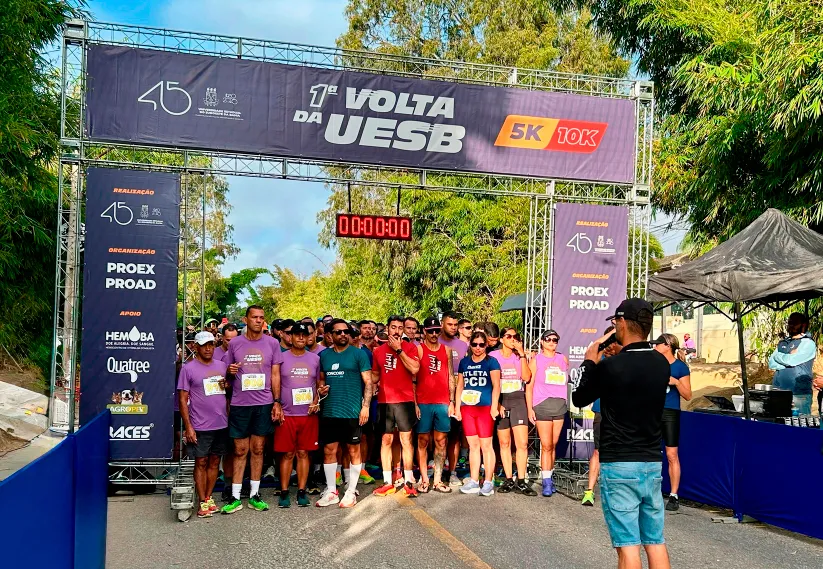 1ª Volta da Uesb reuniu 600 atletas no campus de Vitória da Conquista