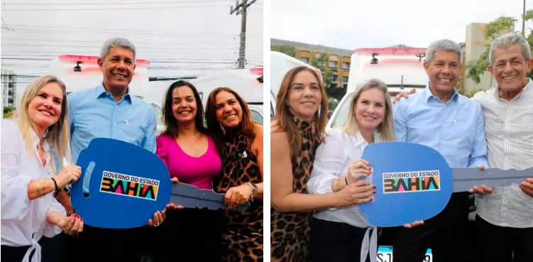 Deputada Ivana Bastos entrega ambulâncias para Lençóis e Feira da Mata