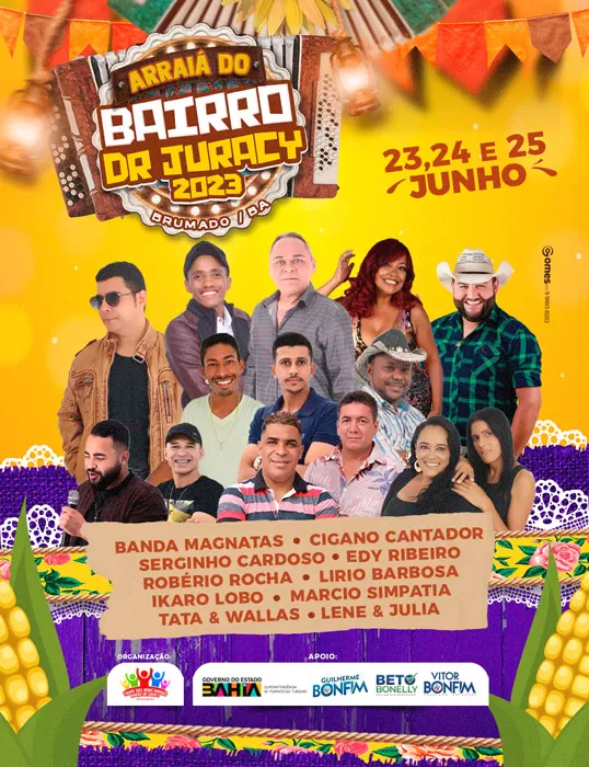 Brumado: Arraiá do Bairro Dr. Juracy começa nesta sexta-feira (23/06)