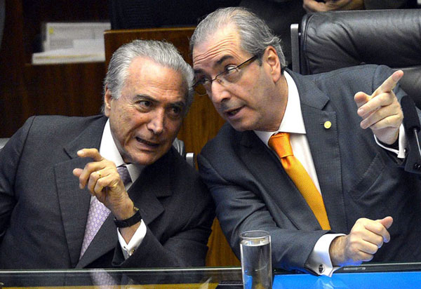 Temer tem envolvimento na tentativa de compra do silêncio de Eduardo Cunha, diz PF