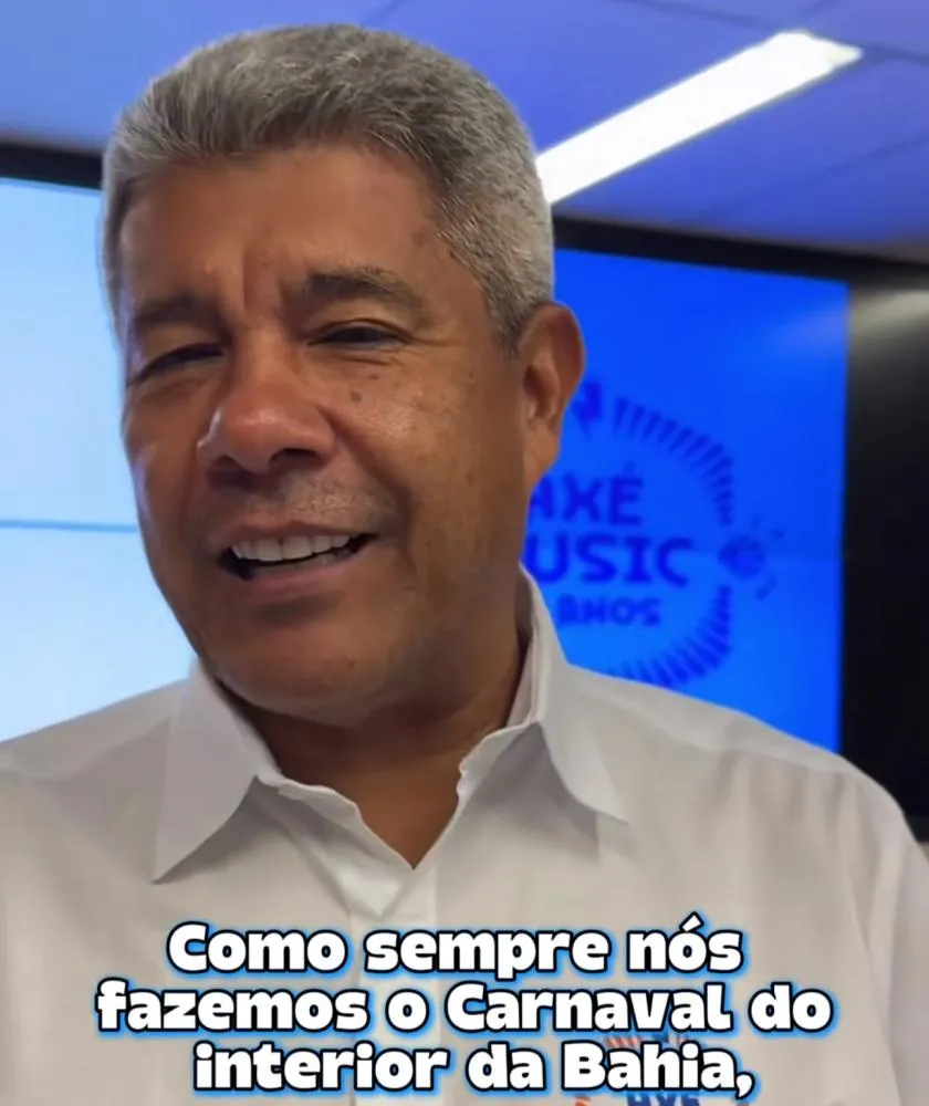 Governador Jerônimo Rodrigues anuncia lançamento do Carnaval do Interior em Rio de Contas com show de Luiz Caldas