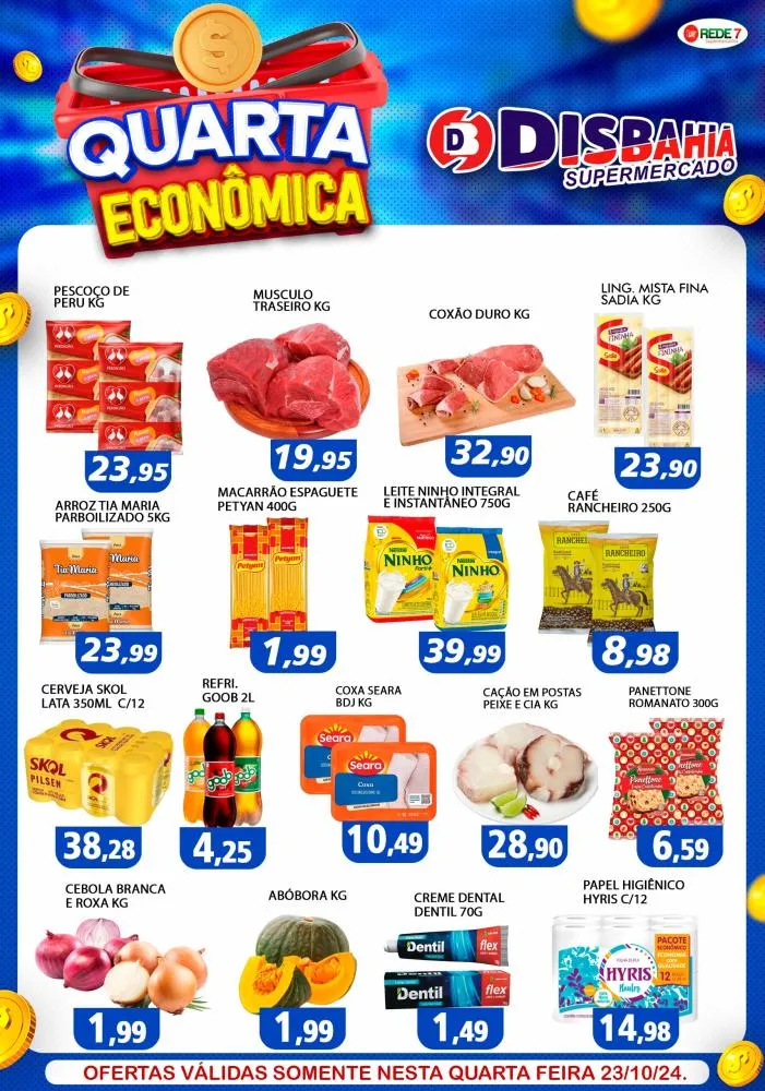 Economize na Quarta Econômica do Disbahia Supermercado!