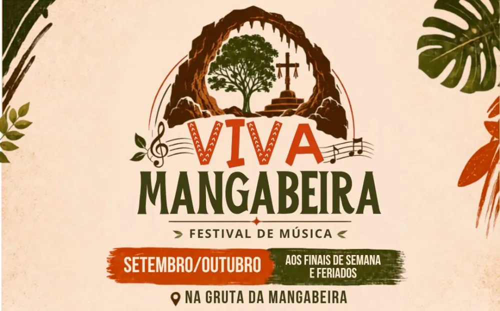 Projeto “Viva Mangabeira” leva música e cultura à Gruta da Mangabeira, em Ituaçu, durante setembro e outubro